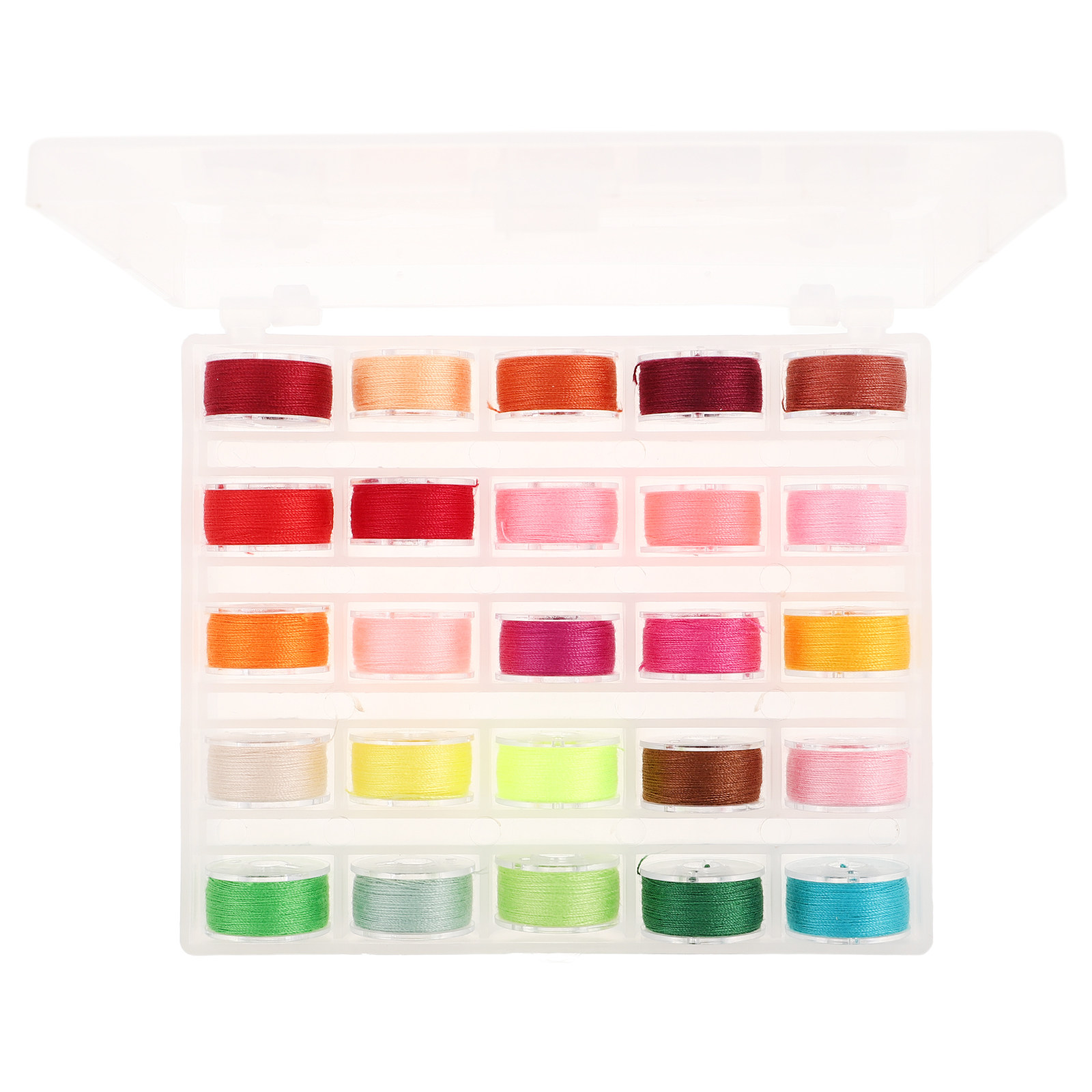 Embroidery Tools - 25 Pcs Bobbins and Sewing Threads