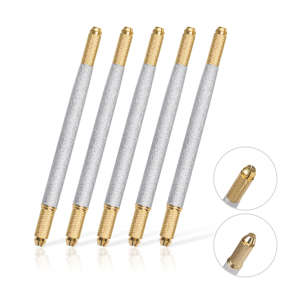 Embroidery Service - 1pcs Microblading Double End Metal Relief