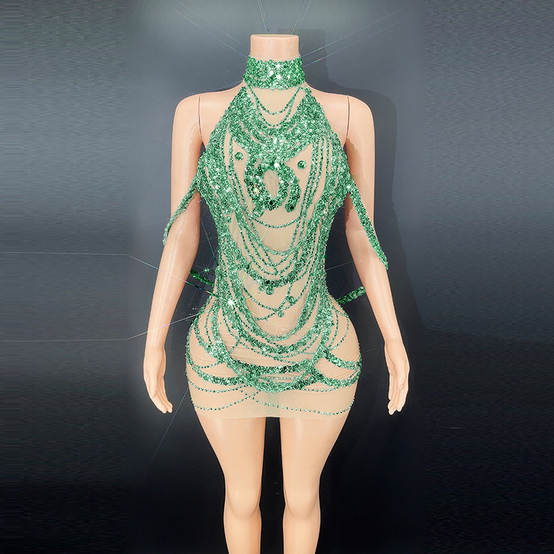 Sexy Sparkly Silver Prom Dress - Embroidery Skirt 评论和价格