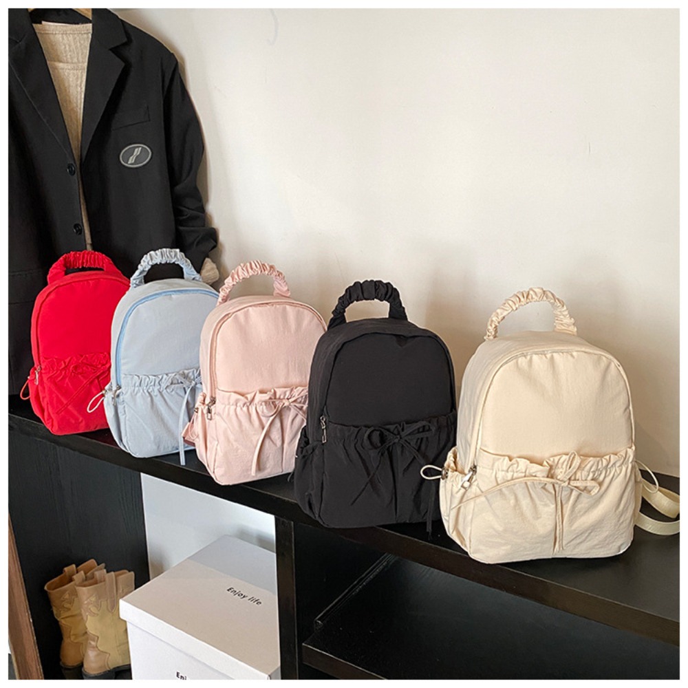 Japanese Style Women's Backpac - Embroidery Simple 评论和价格