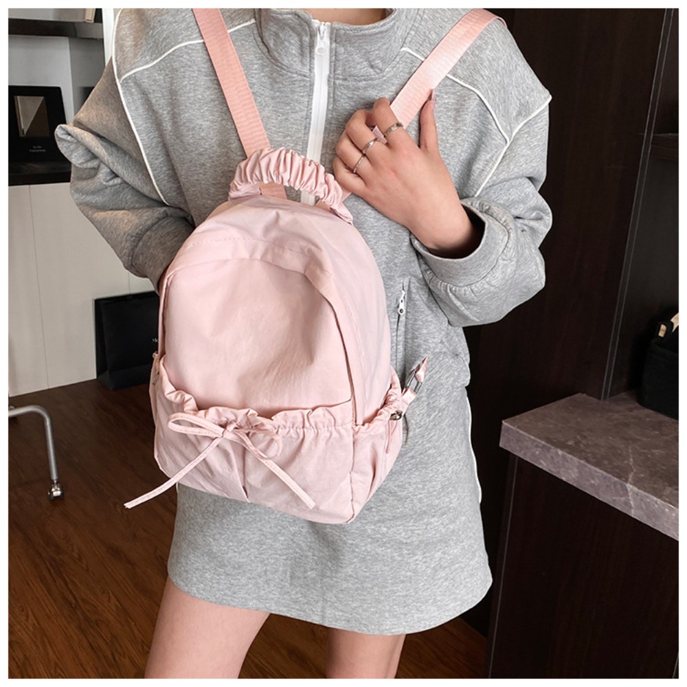 Japanese Style Women's Backpac - Embroidery Simple 评论和价格