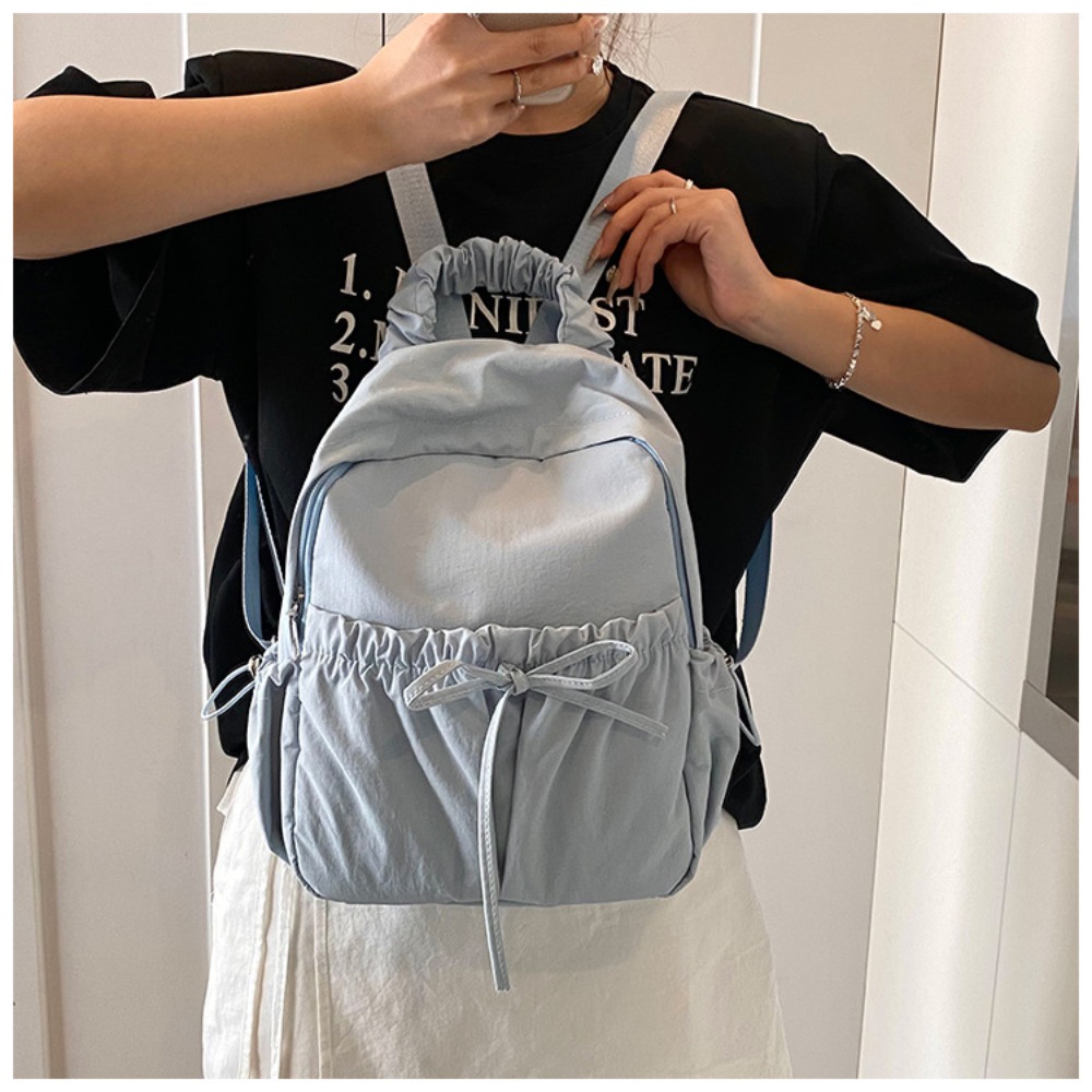 Japanese Style Women's Backpac - Embroidery Simple 评论和价格