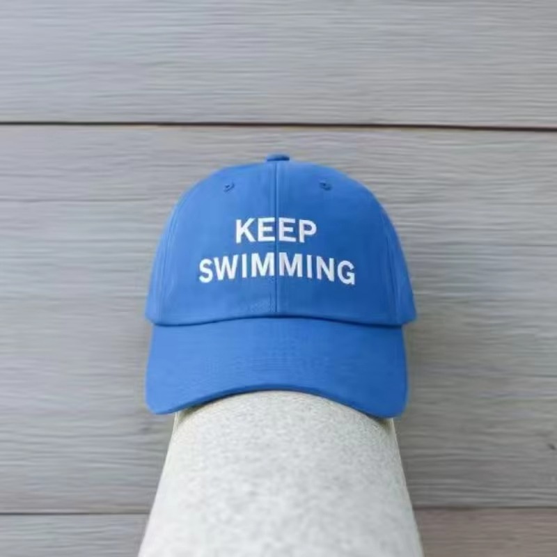 2026 Trendy keep Swimming New  - Embroidery Cap 评论和价格