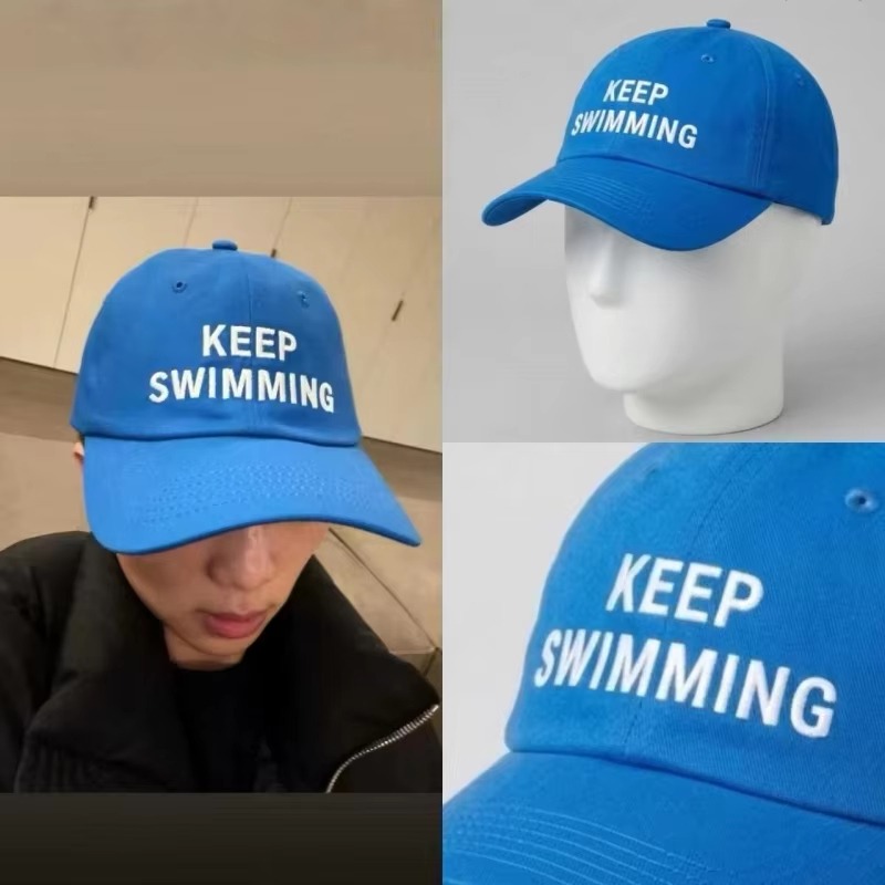 2026 Trendy keep Swimming New  - Embroidery Cap 评论和价格