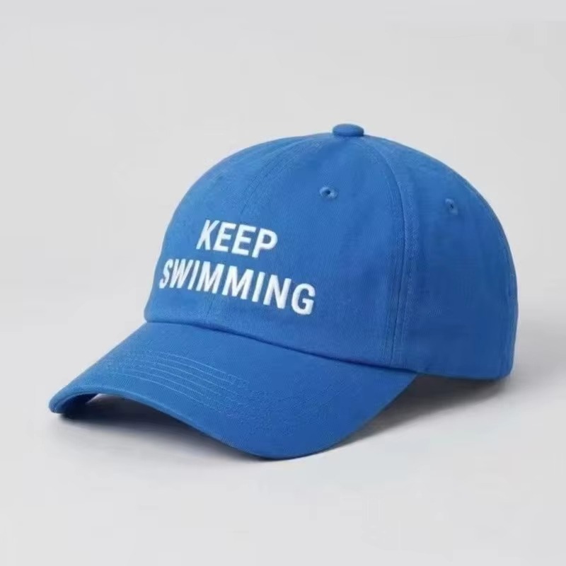 2026 Trendy keep Swimming New  - Embroidery Cap 评论和价格
