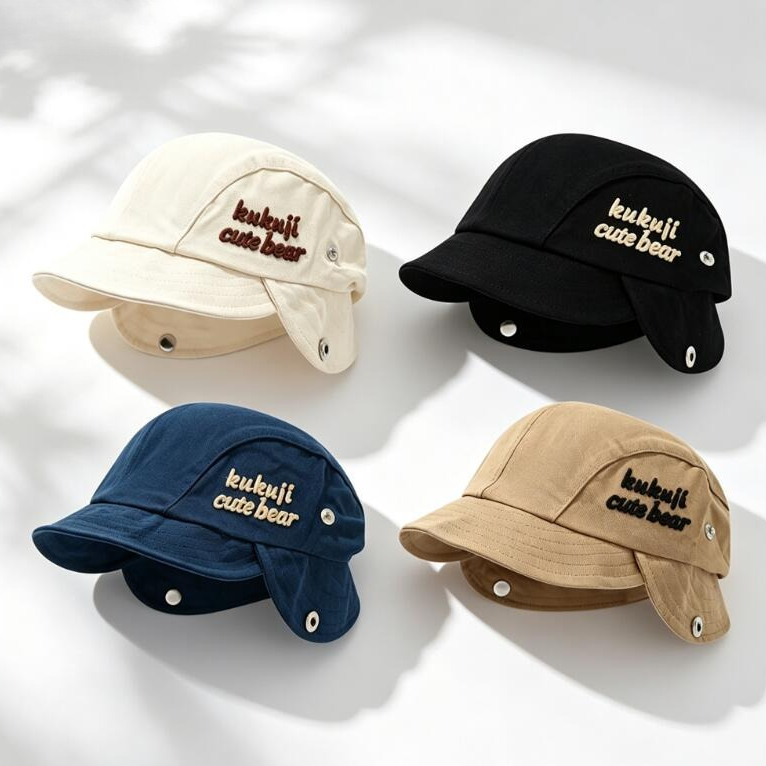 2026 Autumn Baby Earflap Hat C - Embroidery Cap 评论和价格