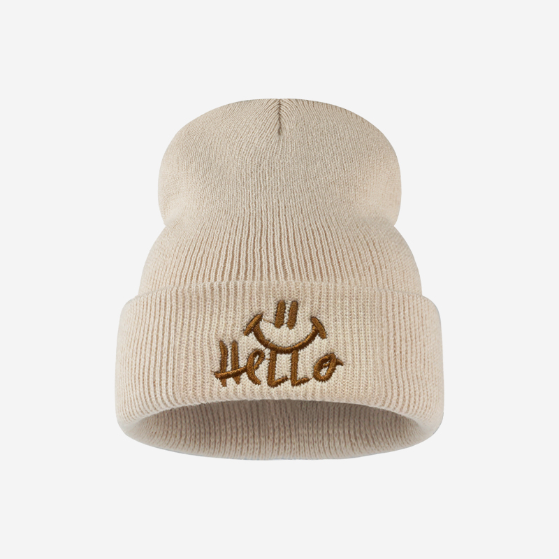 Knitted beanie for toddlers ag - Embroidery Print 评论和价格