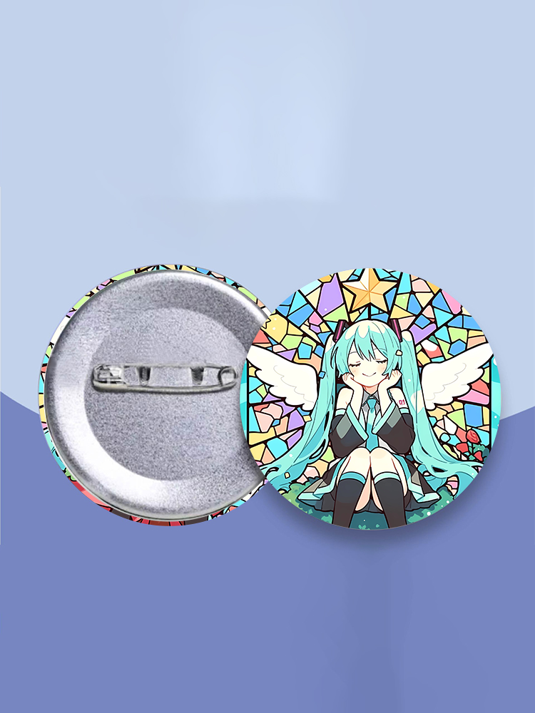 New Anime Hatsunes Miku Badge  - Embroidery Simple 评论和价格