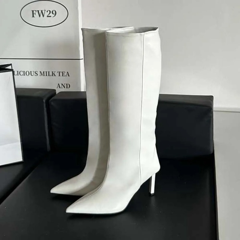 Luxury Women Long Boots Fashio - Embroidery Designer 评论和价格