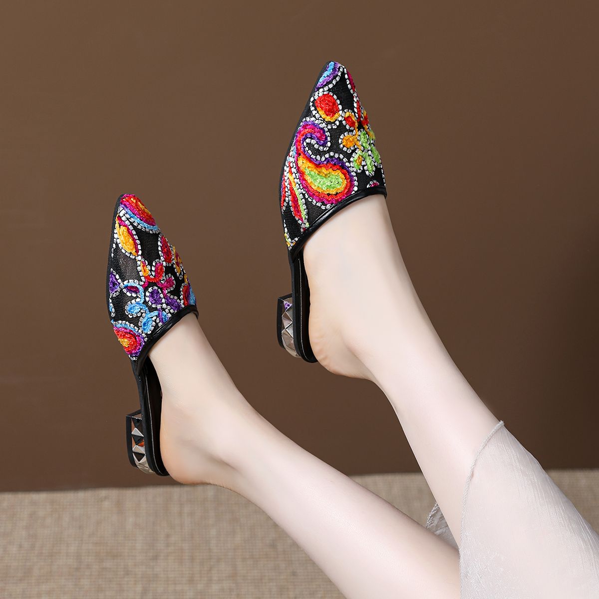 Ethnic Style 2026 Summer Women - Embroidery Print 评论和价格