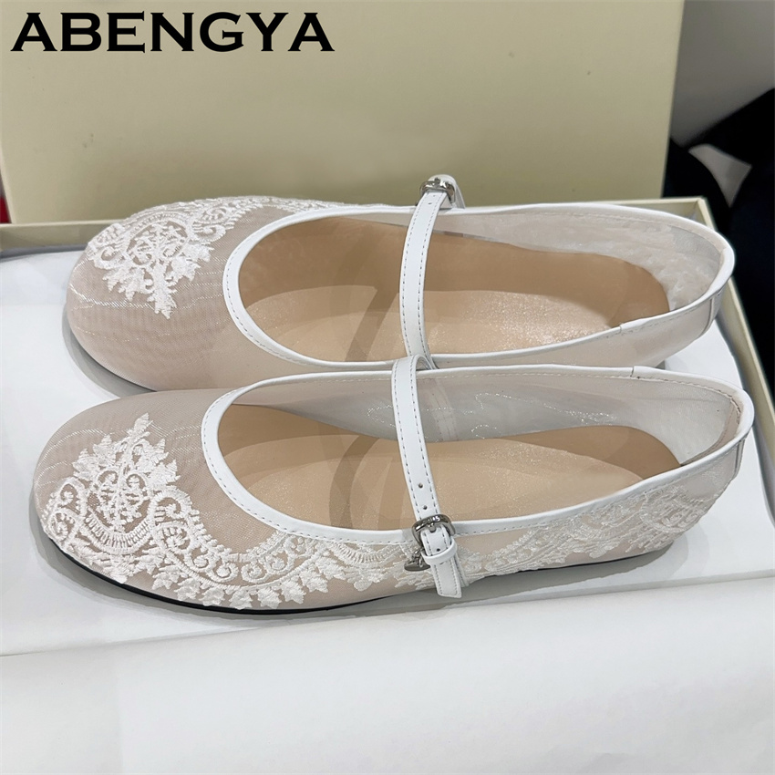 Lace Embroidery Flat Shoes for - Embroidery Designer 评论和价格