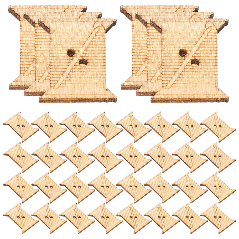 100Pcs Wooden Embroidery Floss - Embroidery Computer 评论和价格