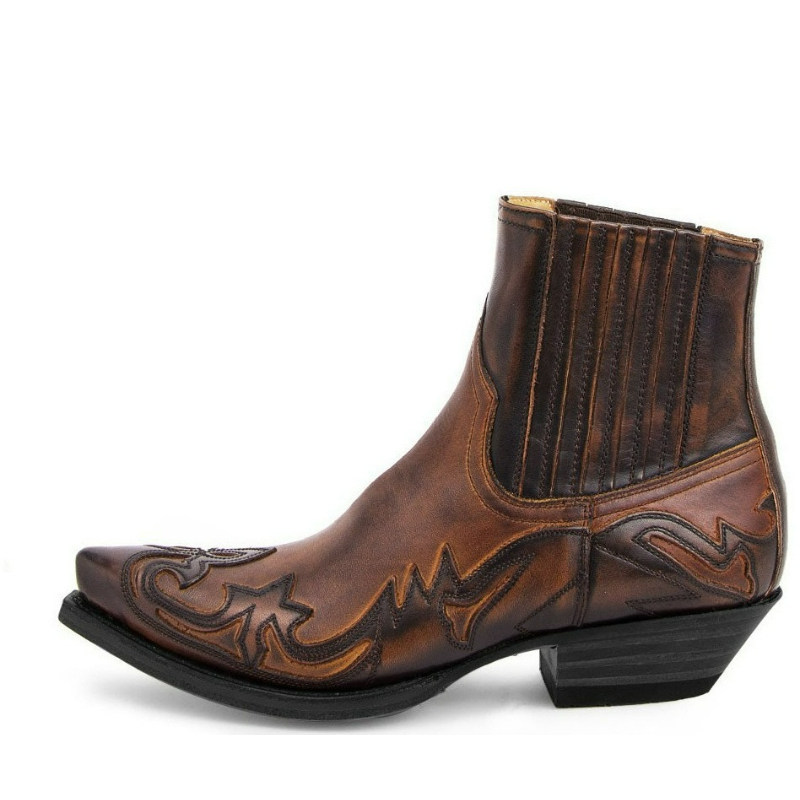 Mens Western Cowboy Boots Hand - Embroidery Designer 评论和价格