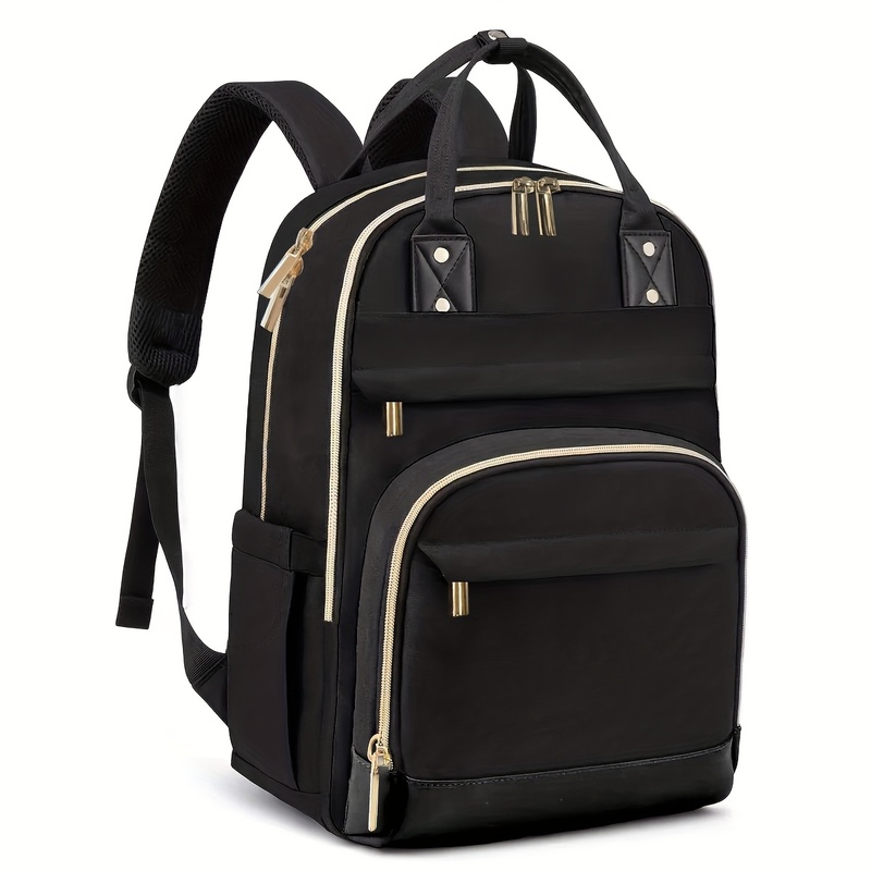 Women Two Tone Laptop Backpack - Embroidery Computer 评论和价格