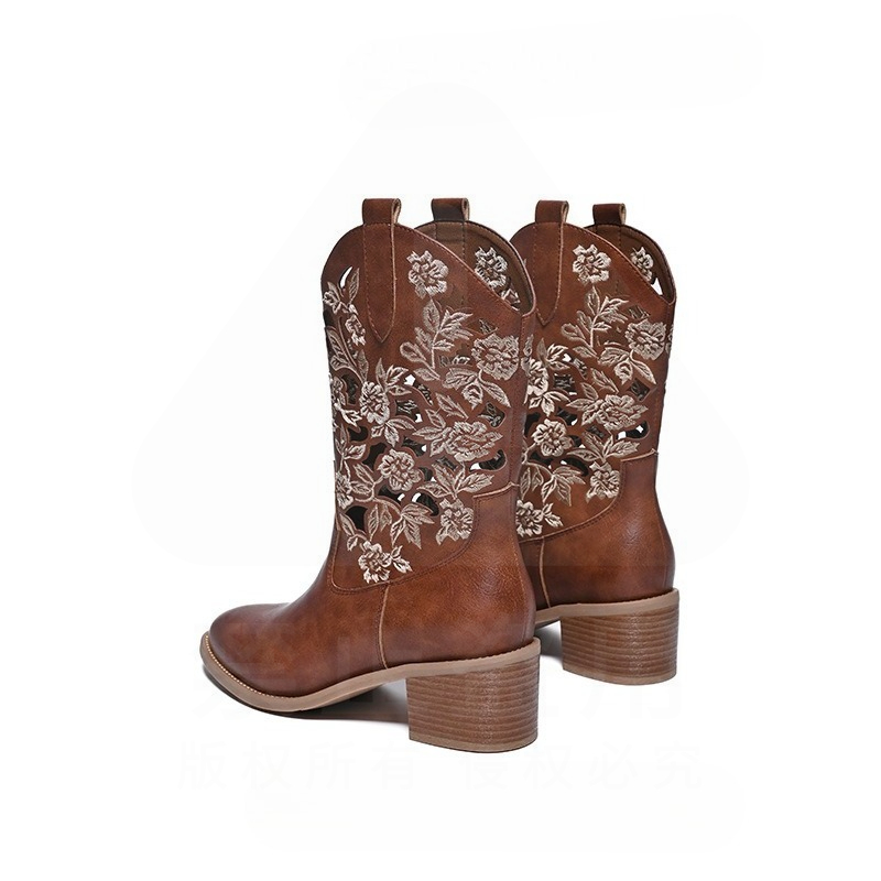 Retro Women Shoes Exquisite Ge - Embroidery Designer 评论和价格