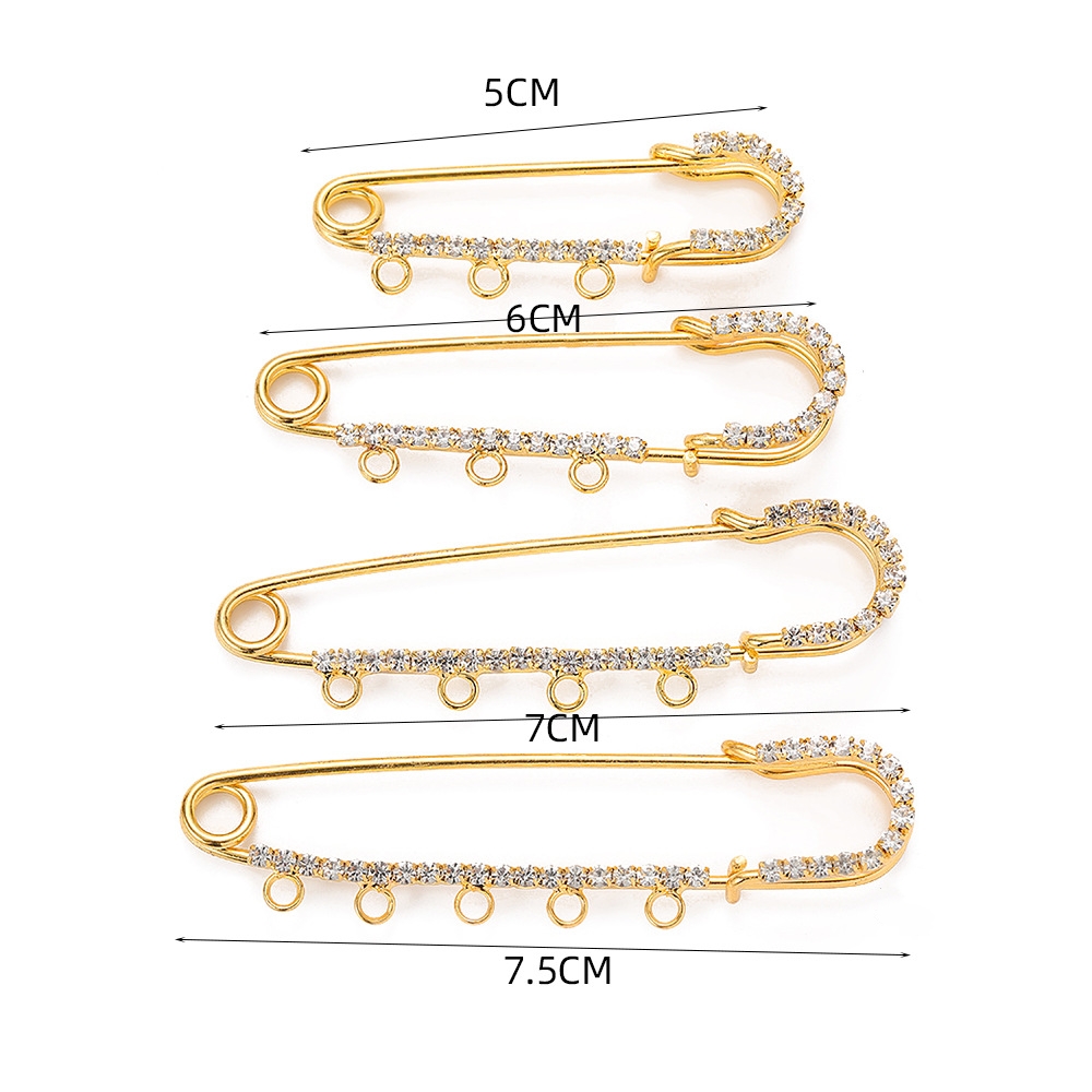 5pcs Rhinestone Charms Safety  - Embroidery Simple 评论和价格