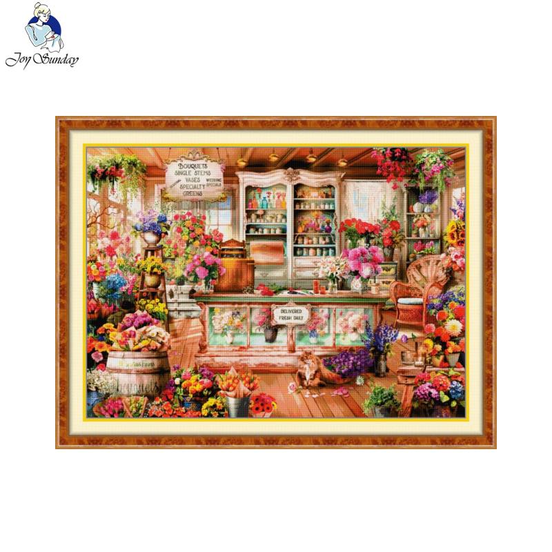 Joy Sunday Flower Shop Pattern - Embroidery Computer 评论和价格