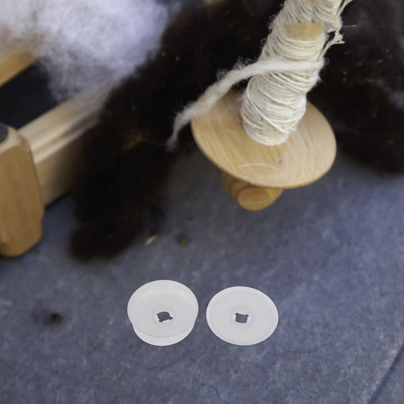 10Pcs Plastic Thread Bobbin Ho - Embroidery Threads 评论和价格
