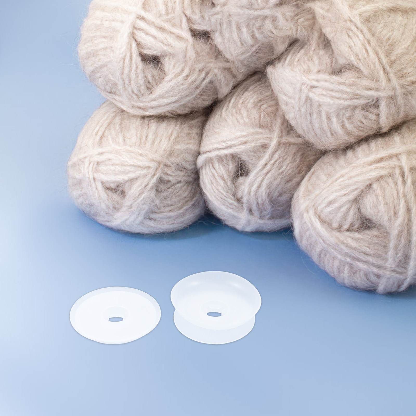 10Pcs Plastic Thread Bobbin Ho - Embroidery Threads 评论和价格