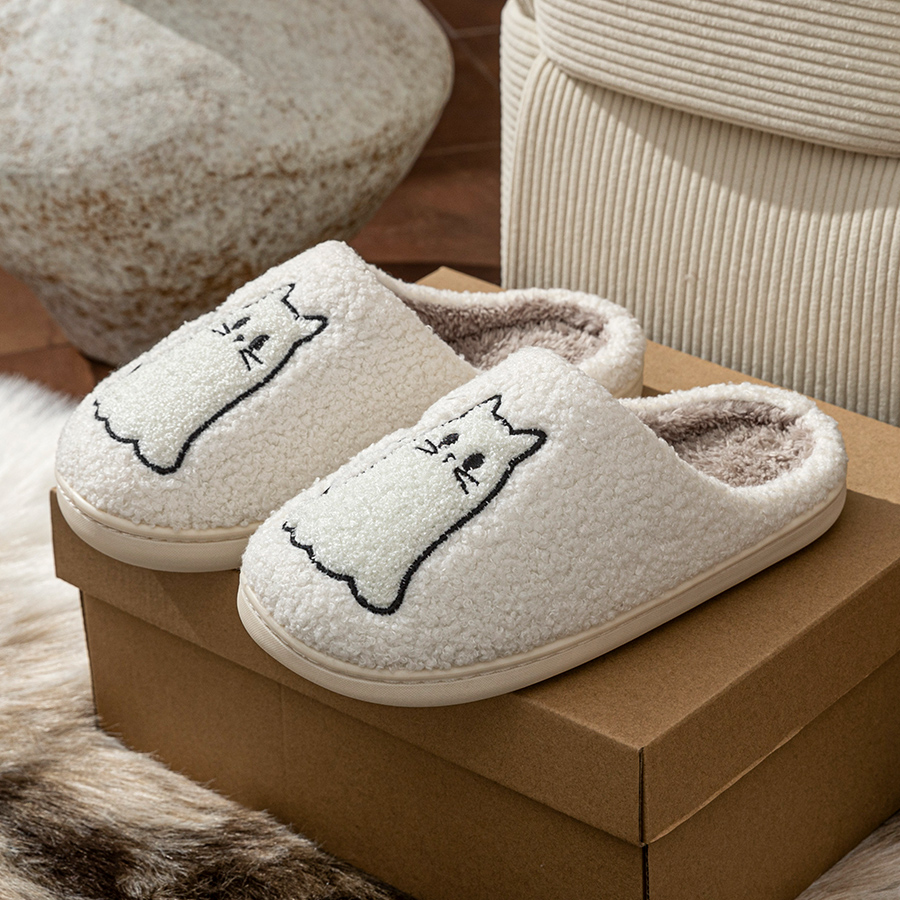 Fashion Cute Line Cat Exquisit - Embroidery Print 评论和价格