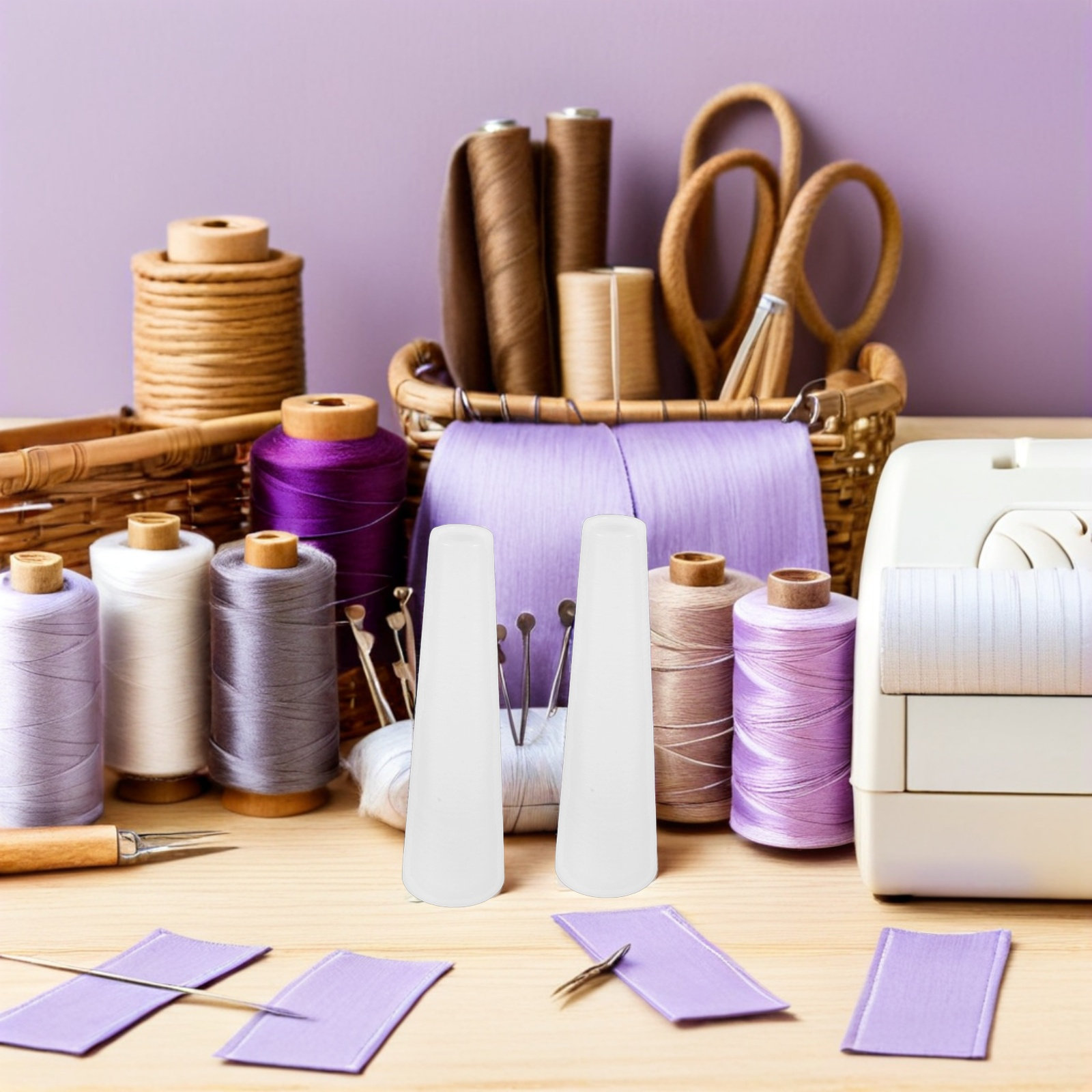12Pcs Plastic Yarn Winding Tub - Embroidery Threads 评论和价格