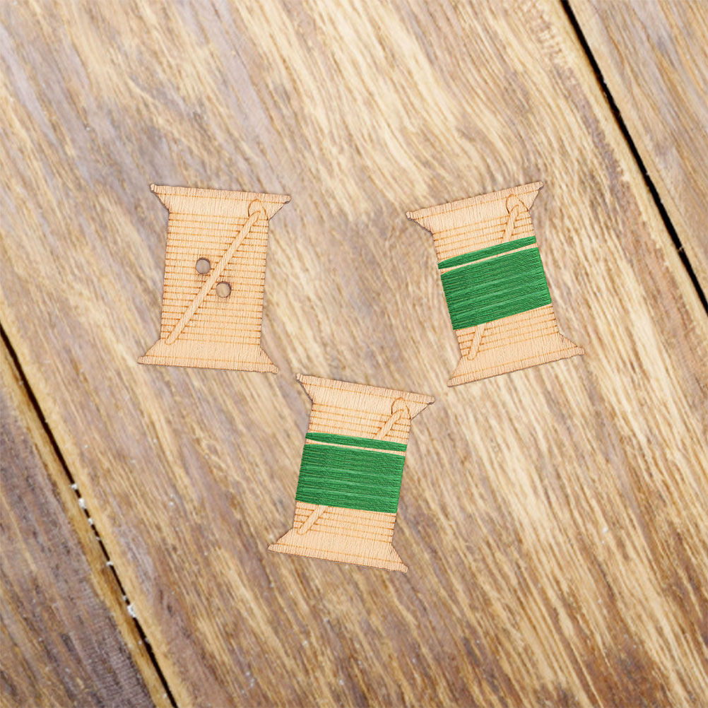100Pcs Wooden Thread Winding B - Embroidery Tools 评论和价格