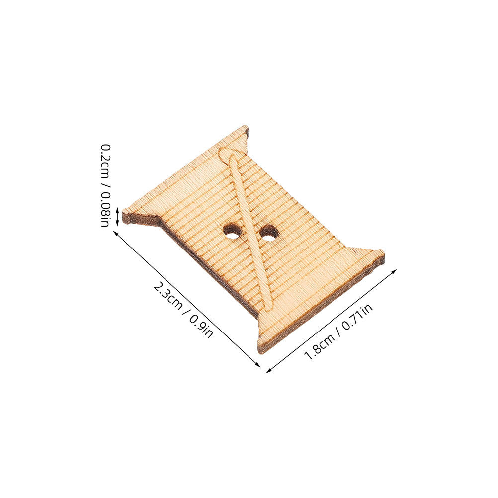 100Pcs Wooden Thread Winding B - Embroidery Tools 评论和价格