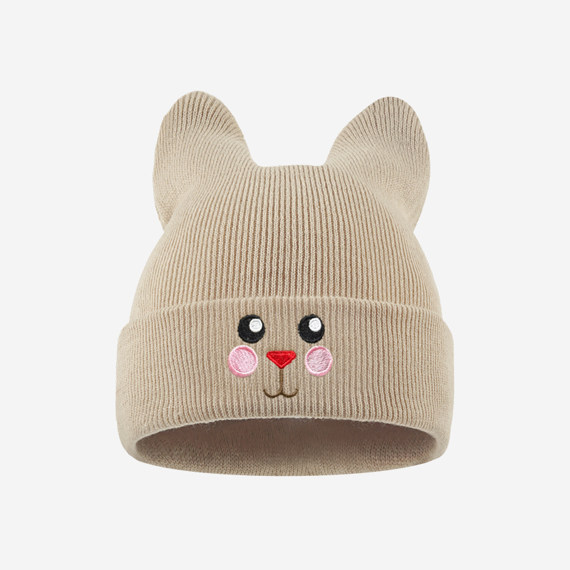 Soft Cat Ear Kids Beanie Cat F - Embroidery Letter 评论和价格