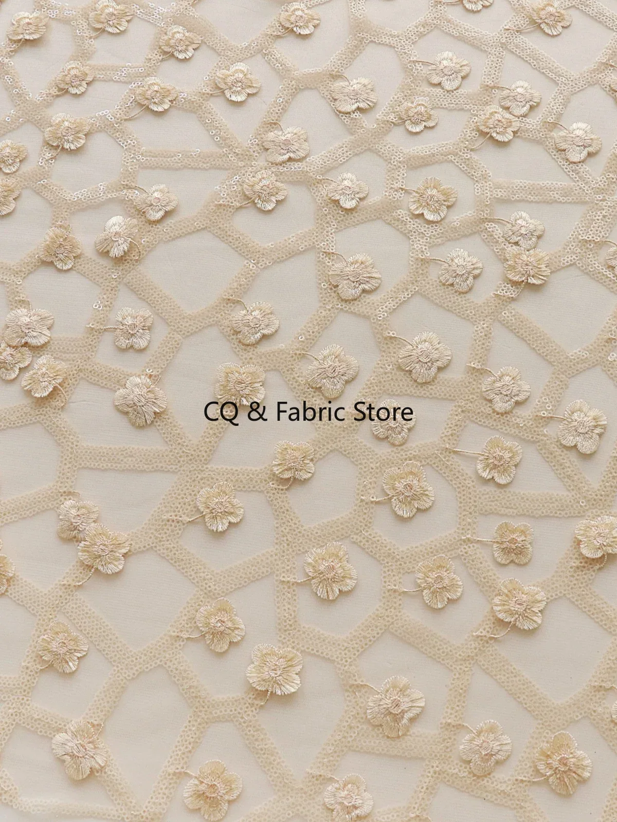 Apricot 3D Small Floral Embroi - Embroidery Design 3D 评论和价格